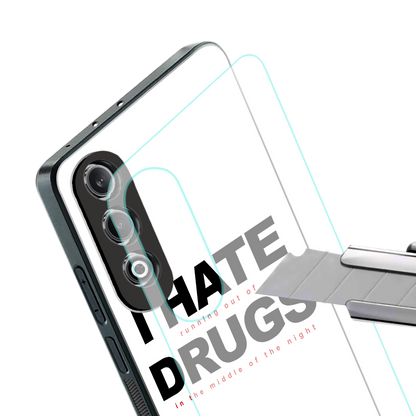 midnight panic back phone cover | glass case for oneplus nord ce 4