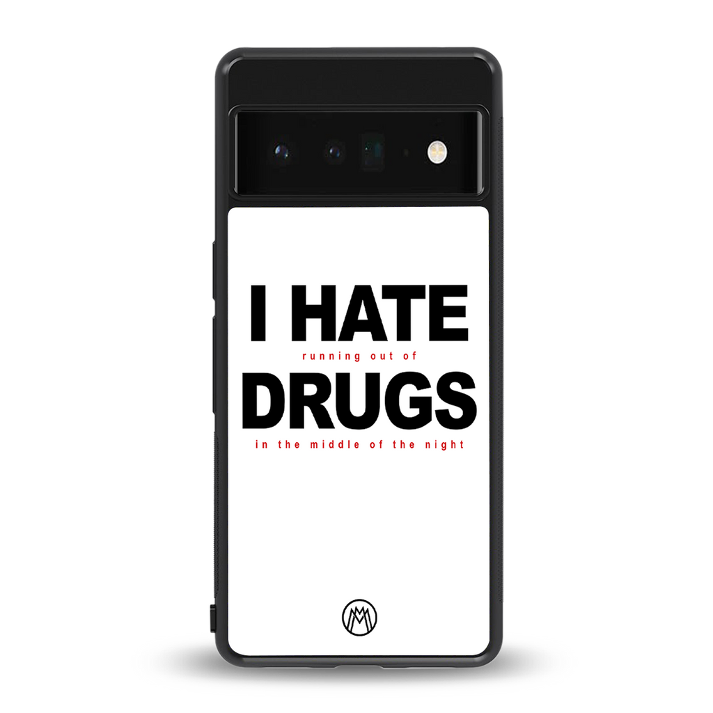 midnight panic back phone cover | glass case for google pixel 6 pro