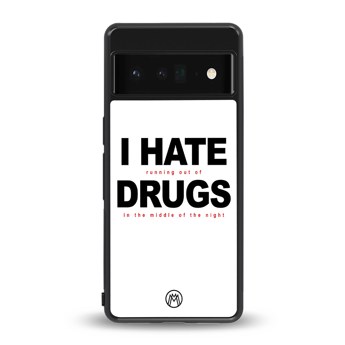 midnight panic back phone cover | glass case for google pixel 6 pro