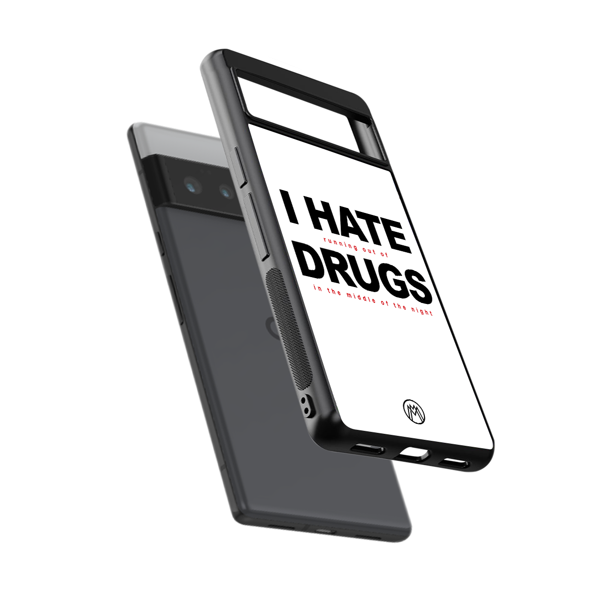 midnight panic back phone cover | glass case for google pixel 6 pro