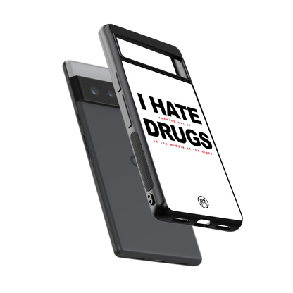 midnight panic back phone cover | glass case for google pixel 6 pro