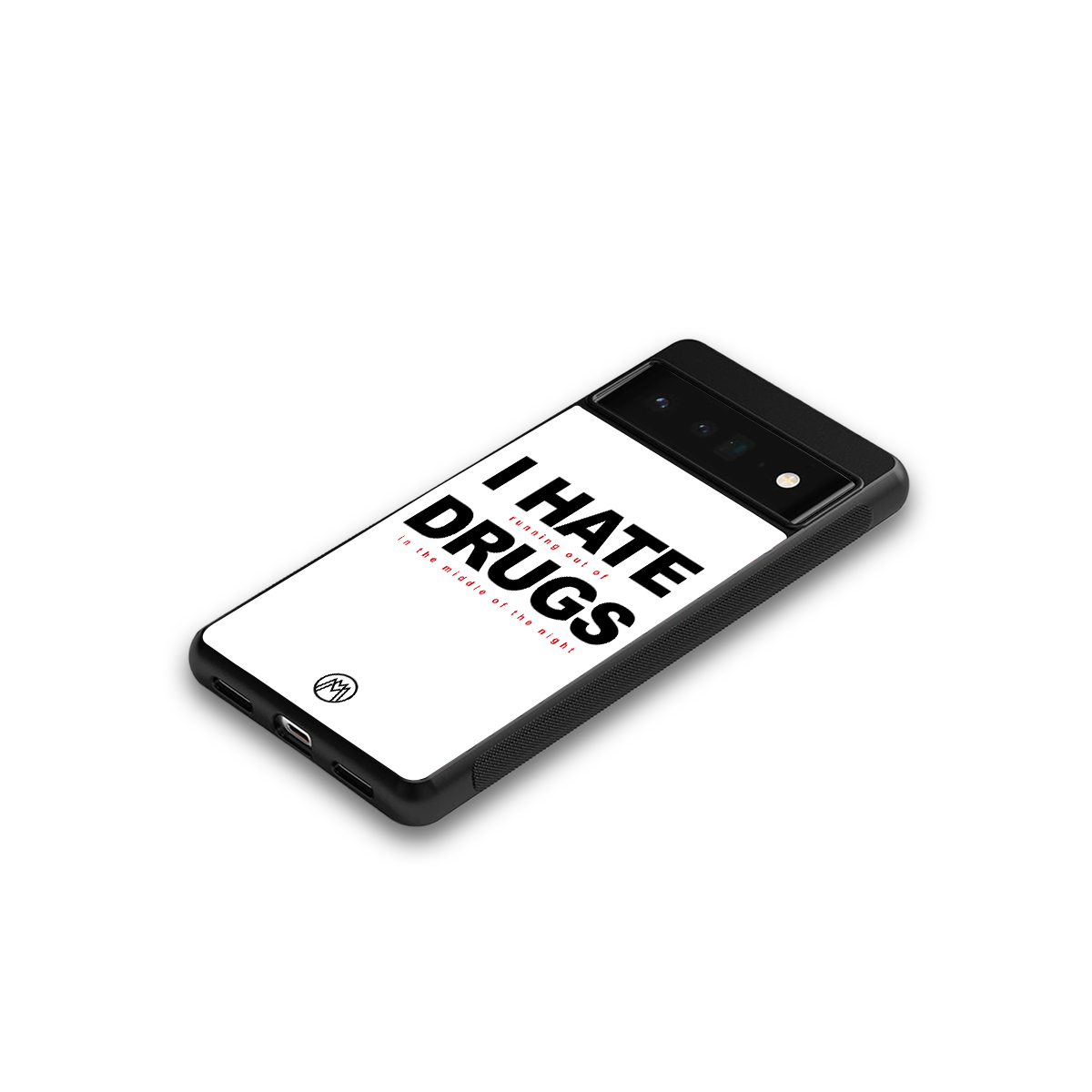 midnight panic back phone cover | glass case for google pixel 6 pro