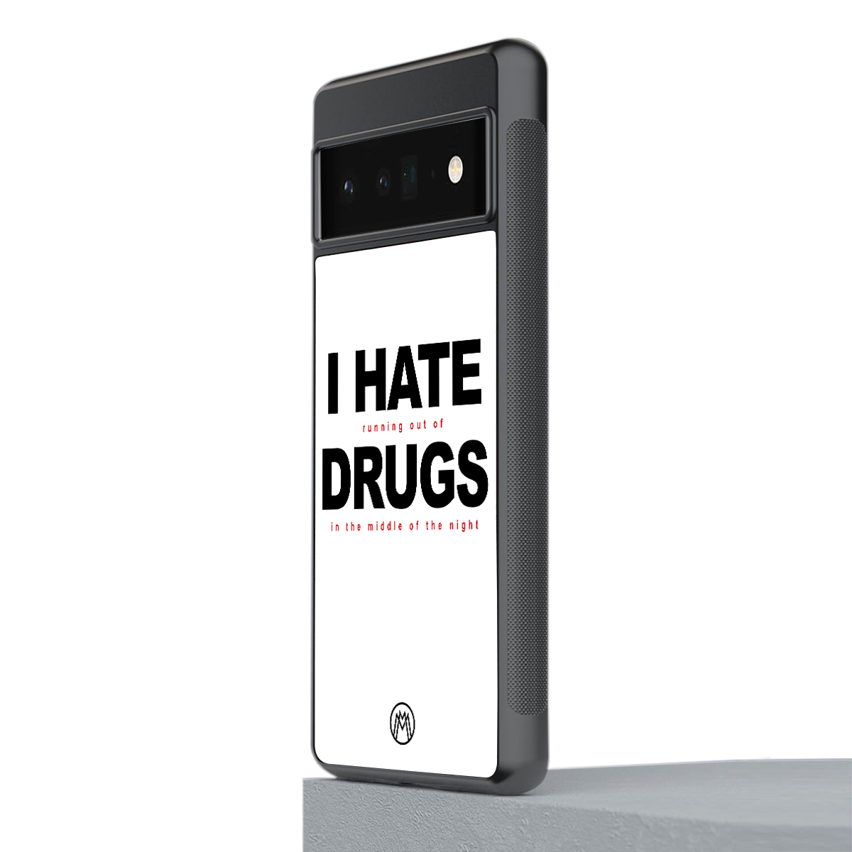 midnight panic back phone cover | glass case for google pixel 6 pro