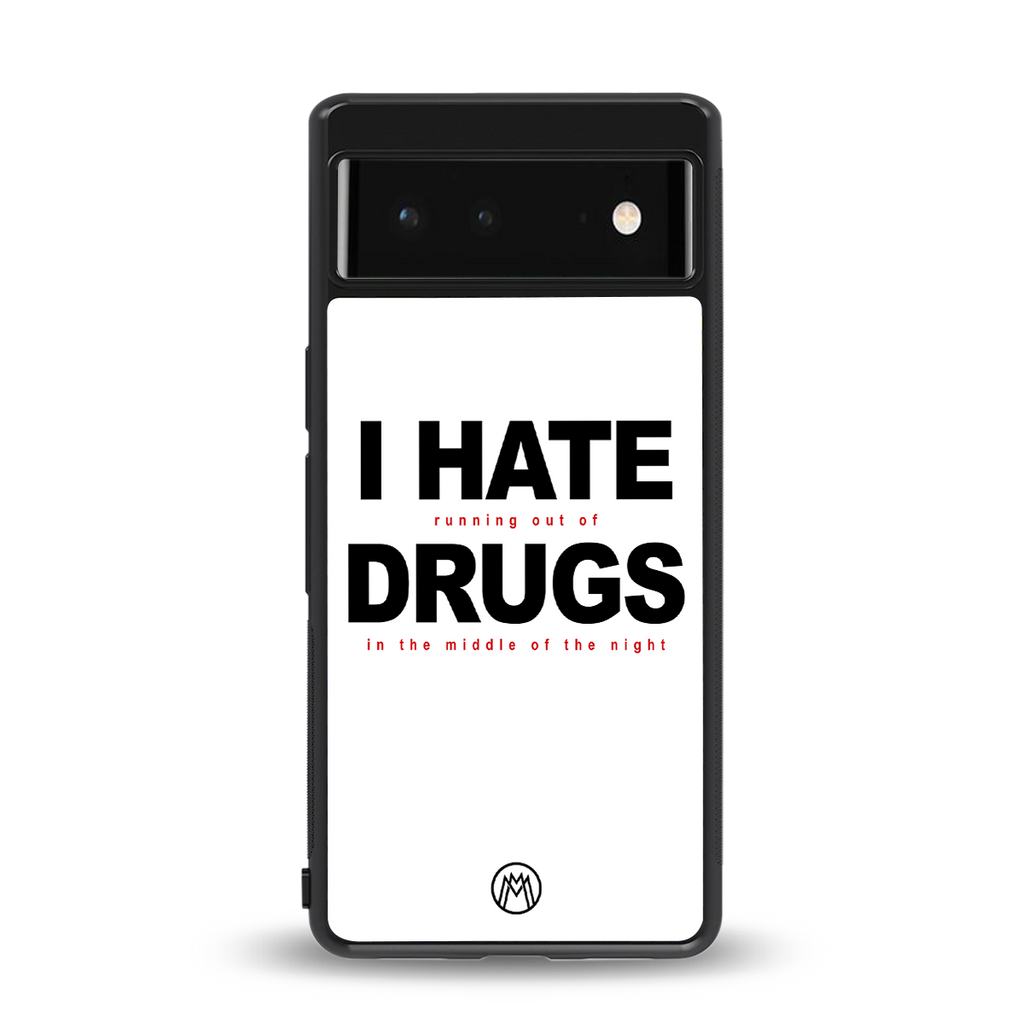 midnight panic back phone cover | glass case for google pixel 6