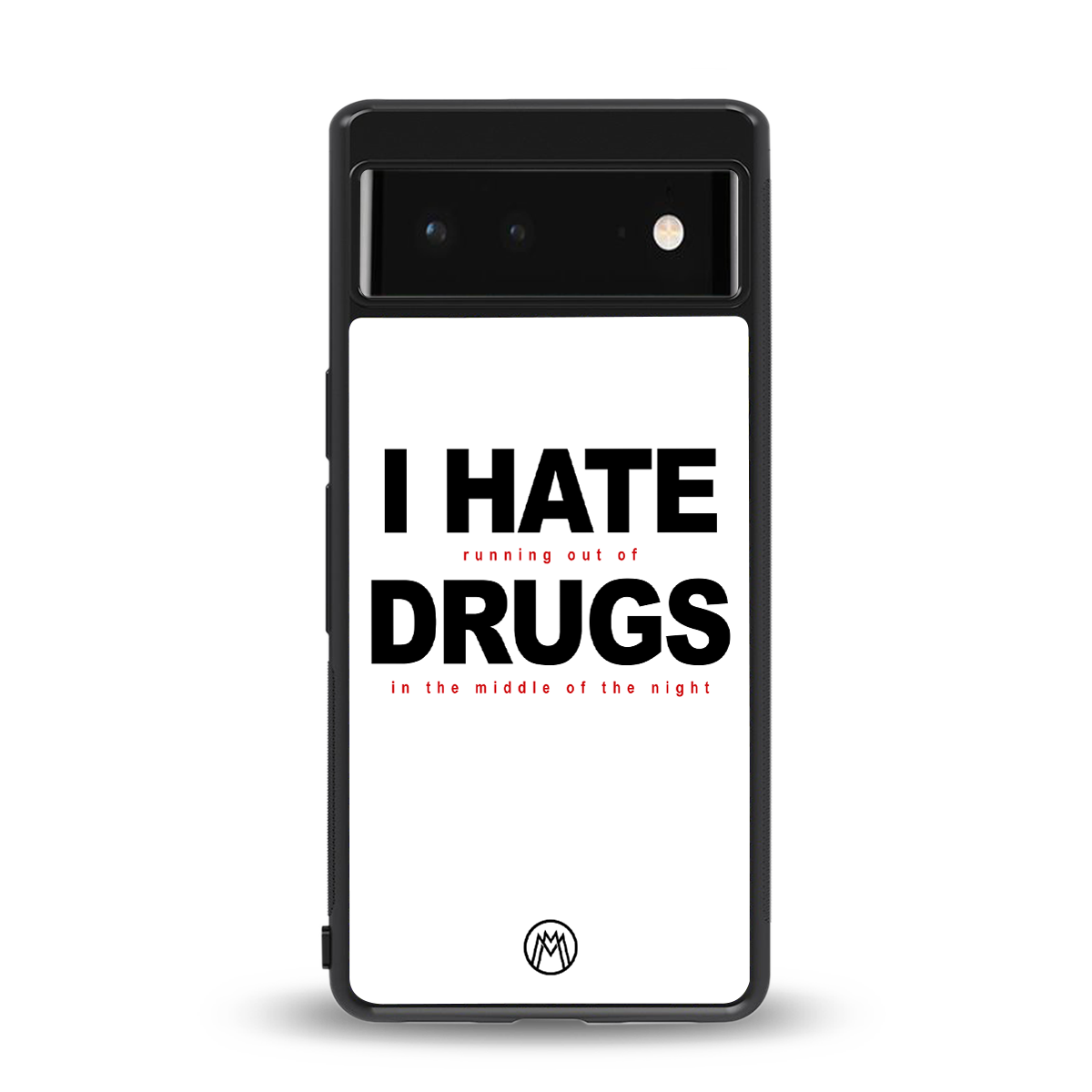 midnight panic back phone cover | glass case for google pixel 6