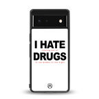 midnight panic back phone cover | glass case for Google Pixel 6A
