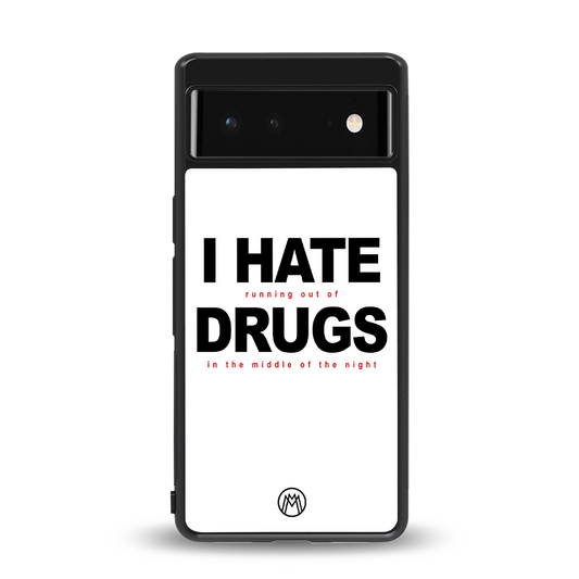midnight panic back phone cover | glass case for Google Pixel 6A
