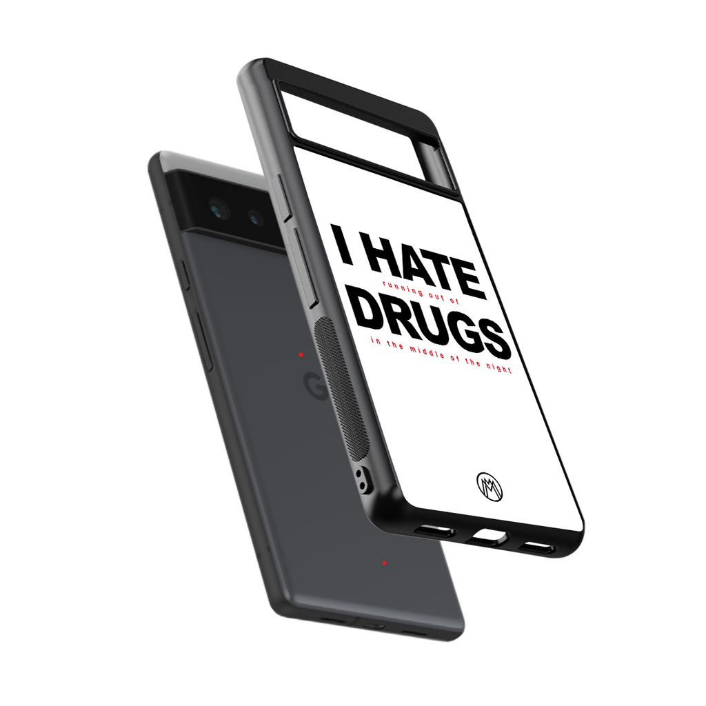 midnight panic back phone cover | glass case for Google Pixel 6A