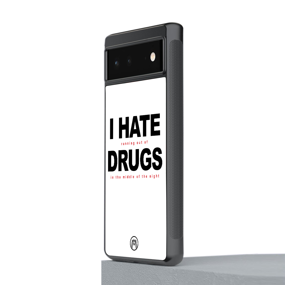 midnight panic back phone cover | glass case for google pixel 6