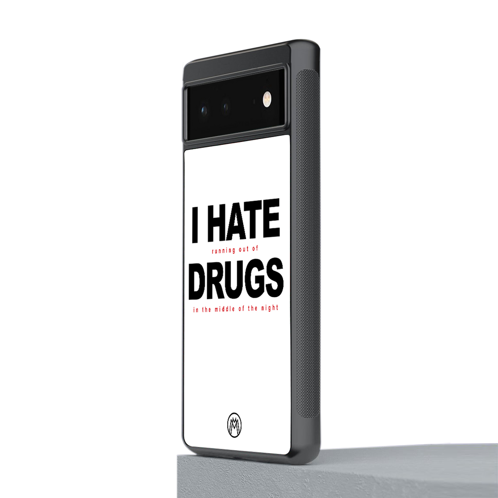 midnight panic back phone cover | glass case for Google Pixel 6A