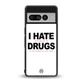 midnight panic back phone cover | glass case for google pixel 7 pro
