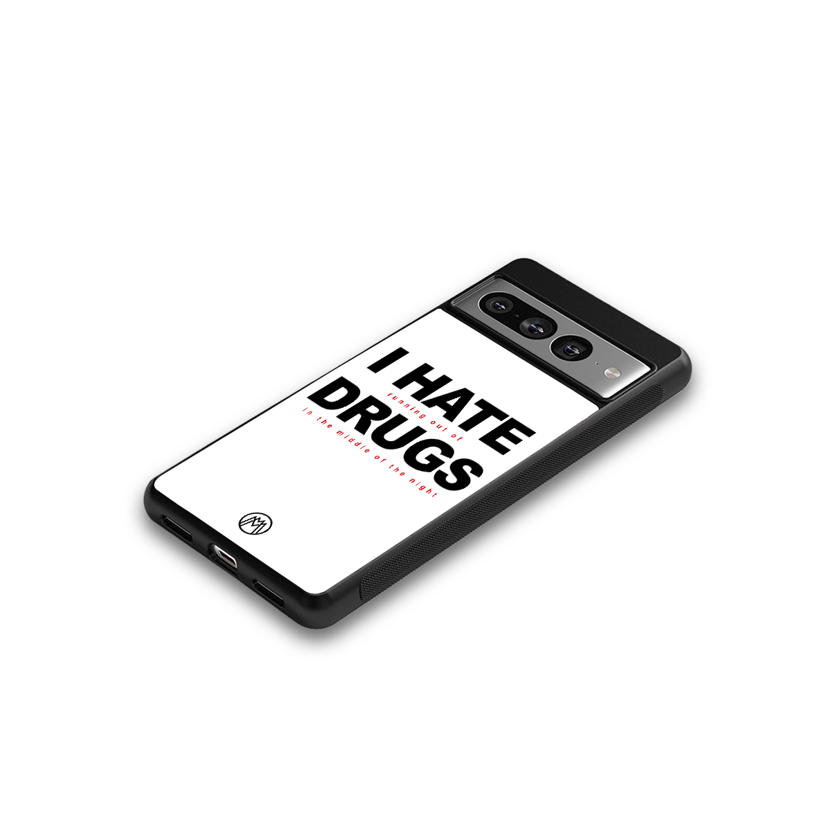 midnight panic back phone cover | glass case for google pixel 7 pro