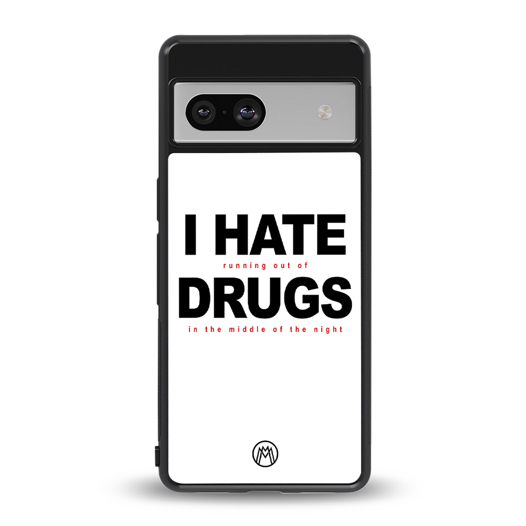 midnight panic back phone cover | glass case for Google Pixel 7A
