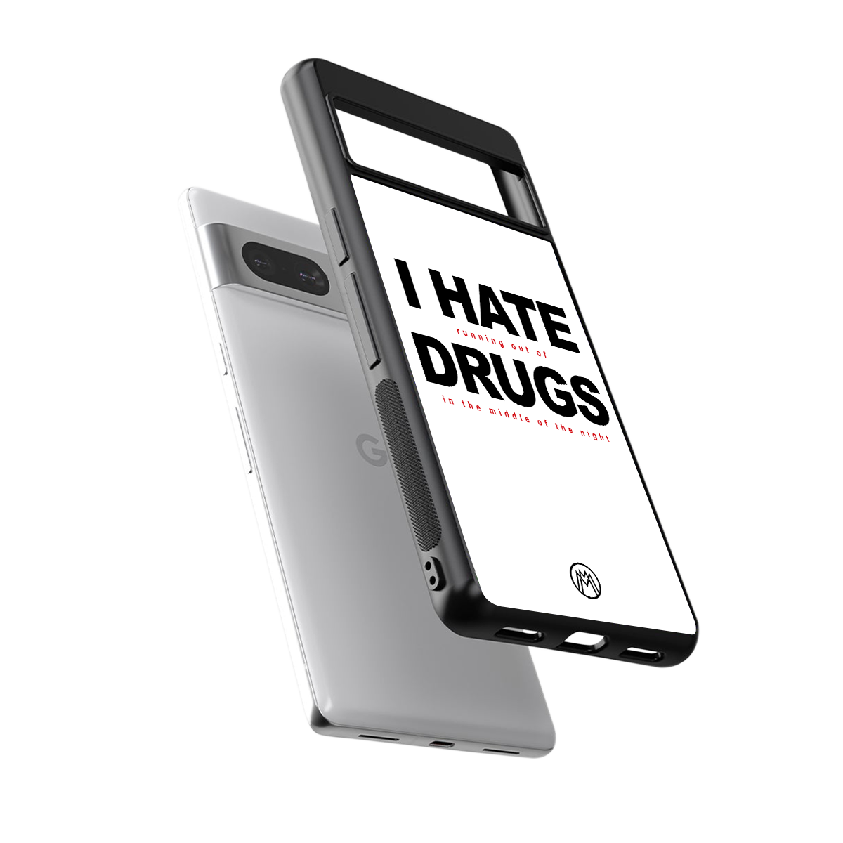 midnight panic back phone cover | glass case for Google Pixel 7A