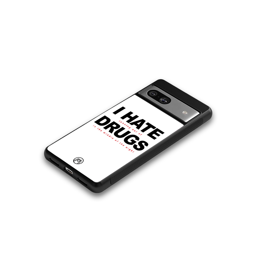 midnight panic back phone cover | glass case for Google Pixel 7A