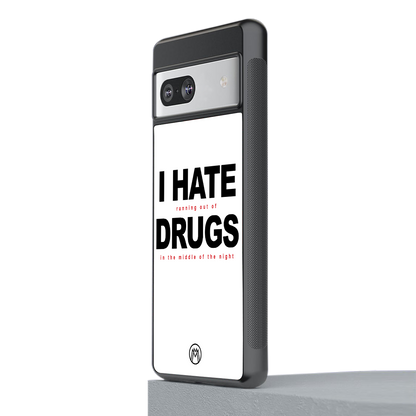 midnight panic back phone cover | glass case for Google Pixel 7