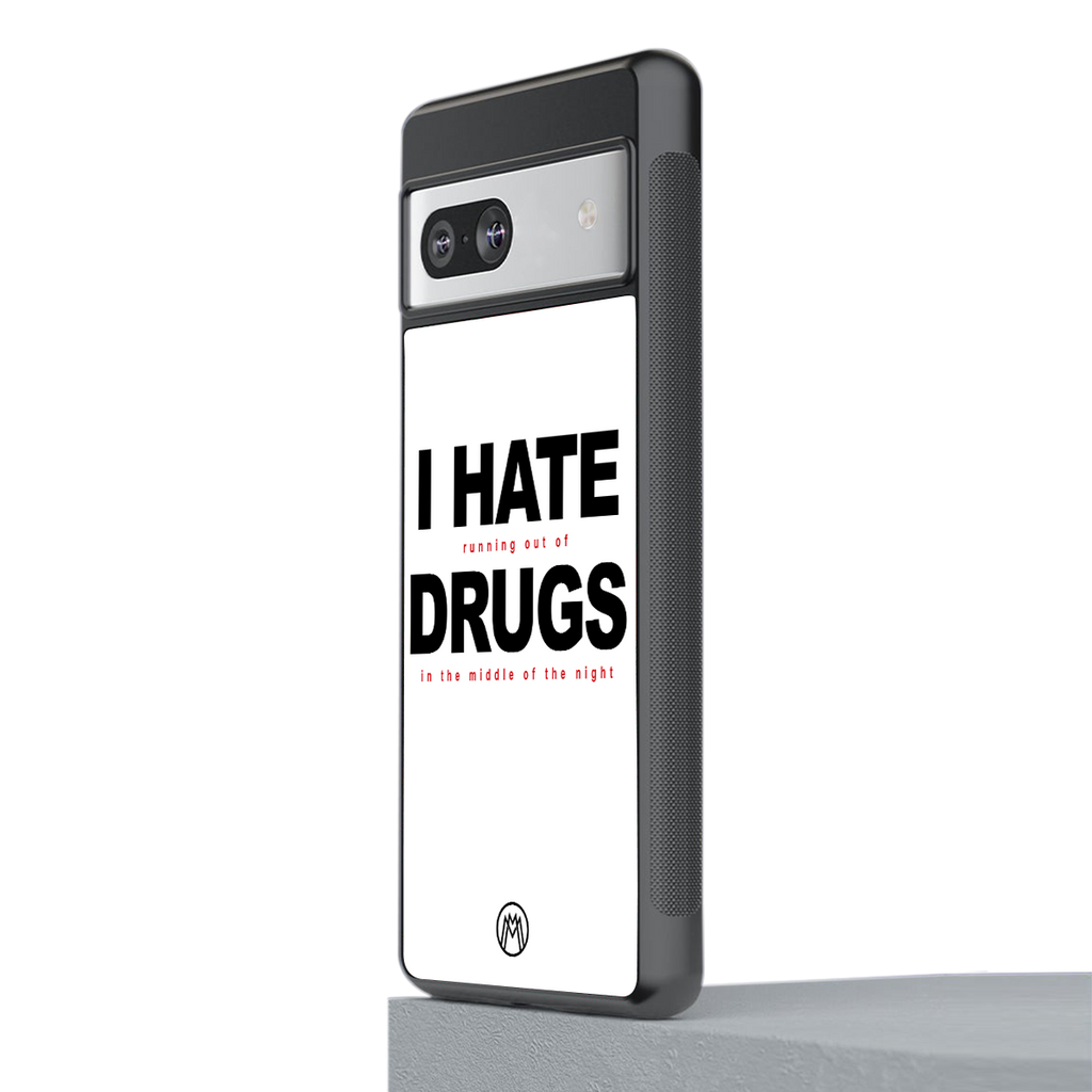 midnight panic back phone cover | glass case for Google Pixel 7A