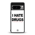 midnight panic back phone cover | glass case for google pixel 8 pro