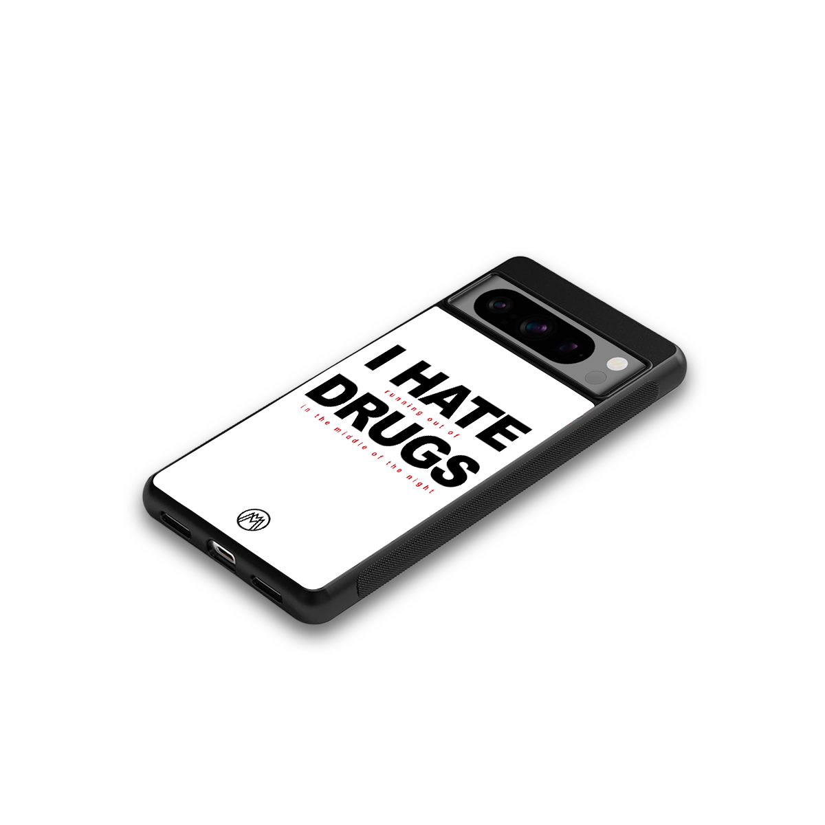 midnight panic back phone cover | glass case for google pixel 8 pro