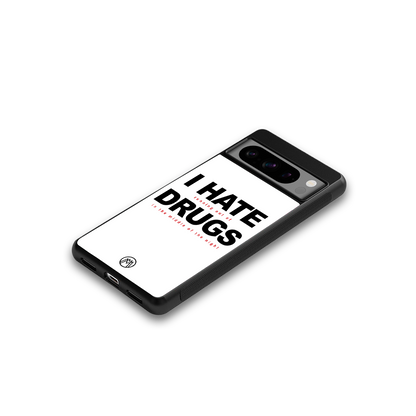 midnight panic back phone cover | glass case for google pixel 8 pro