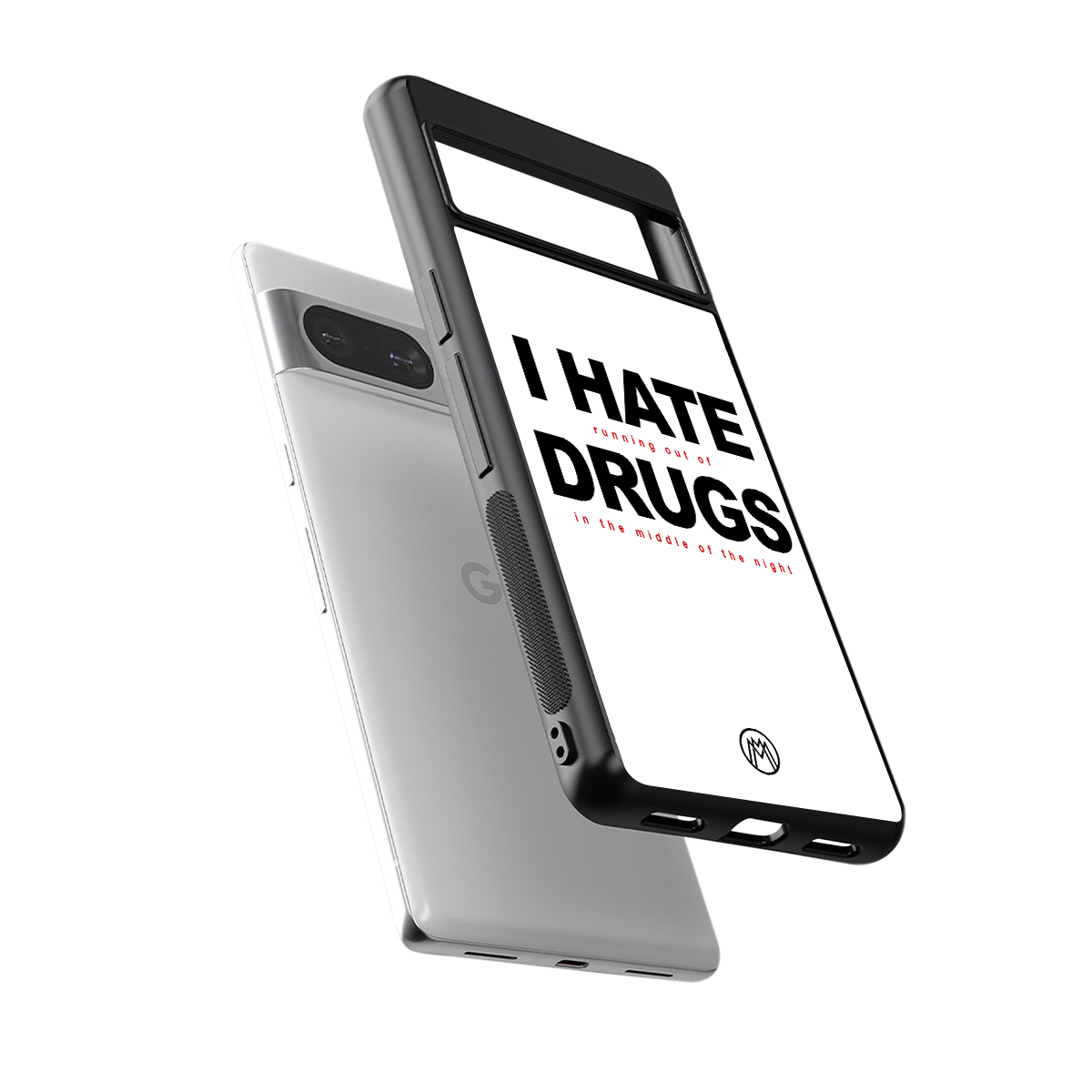 midnight panic back phone cover | glass case for Google Pixel 8