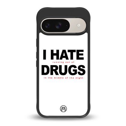 midnight panic back phone cover | glass case for google pixel 9