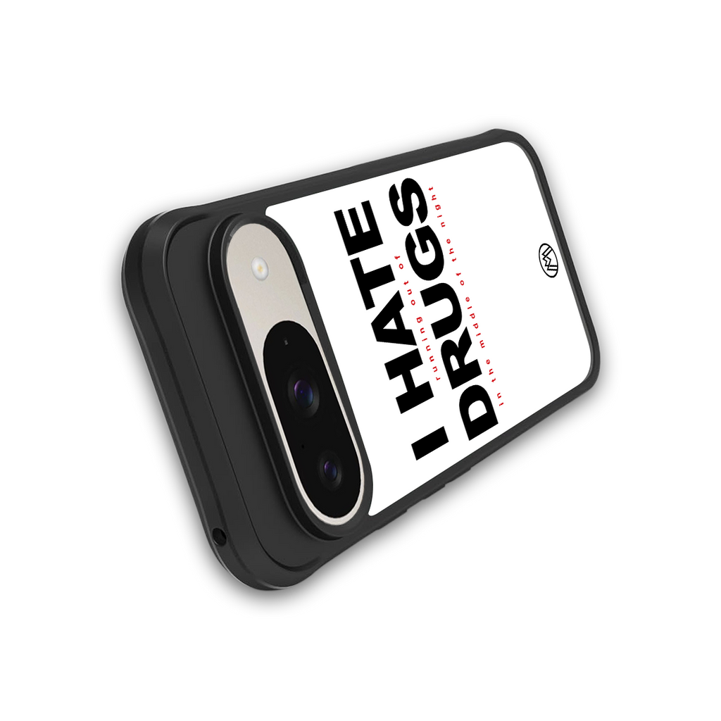 midnight panic back phone cover | glass case for google pixel 9