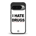 midnight panic back phone cover | glass case for google pixel 9 pro