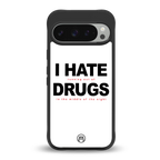 midnight panic back phone cover | glass case for google pixel 9 pro xl