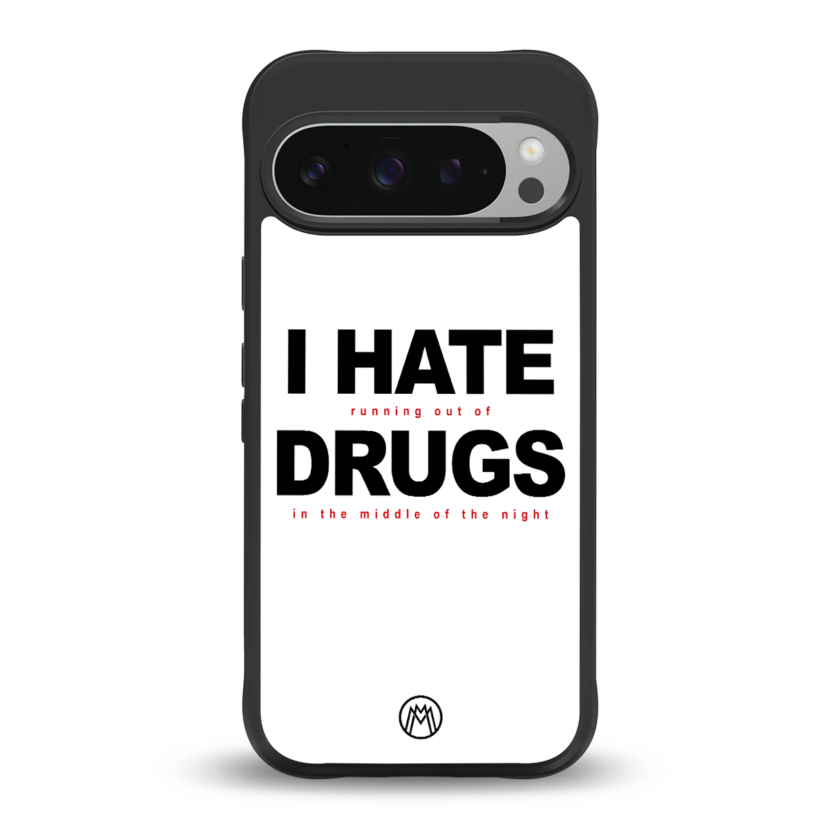 midnight panic back phone cover | glass case for google pixel 9 pro xl