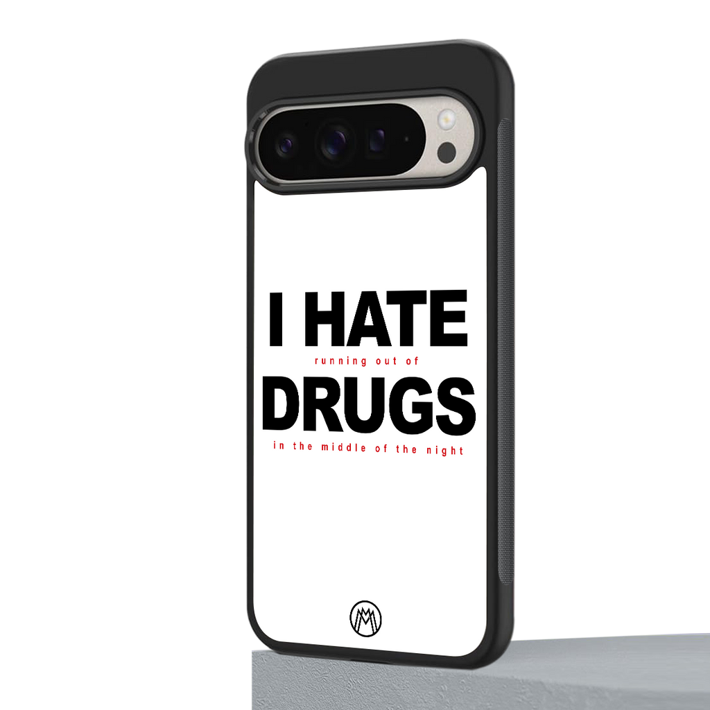 midnight panic back phone cover | glass case for google pixel 9 pro