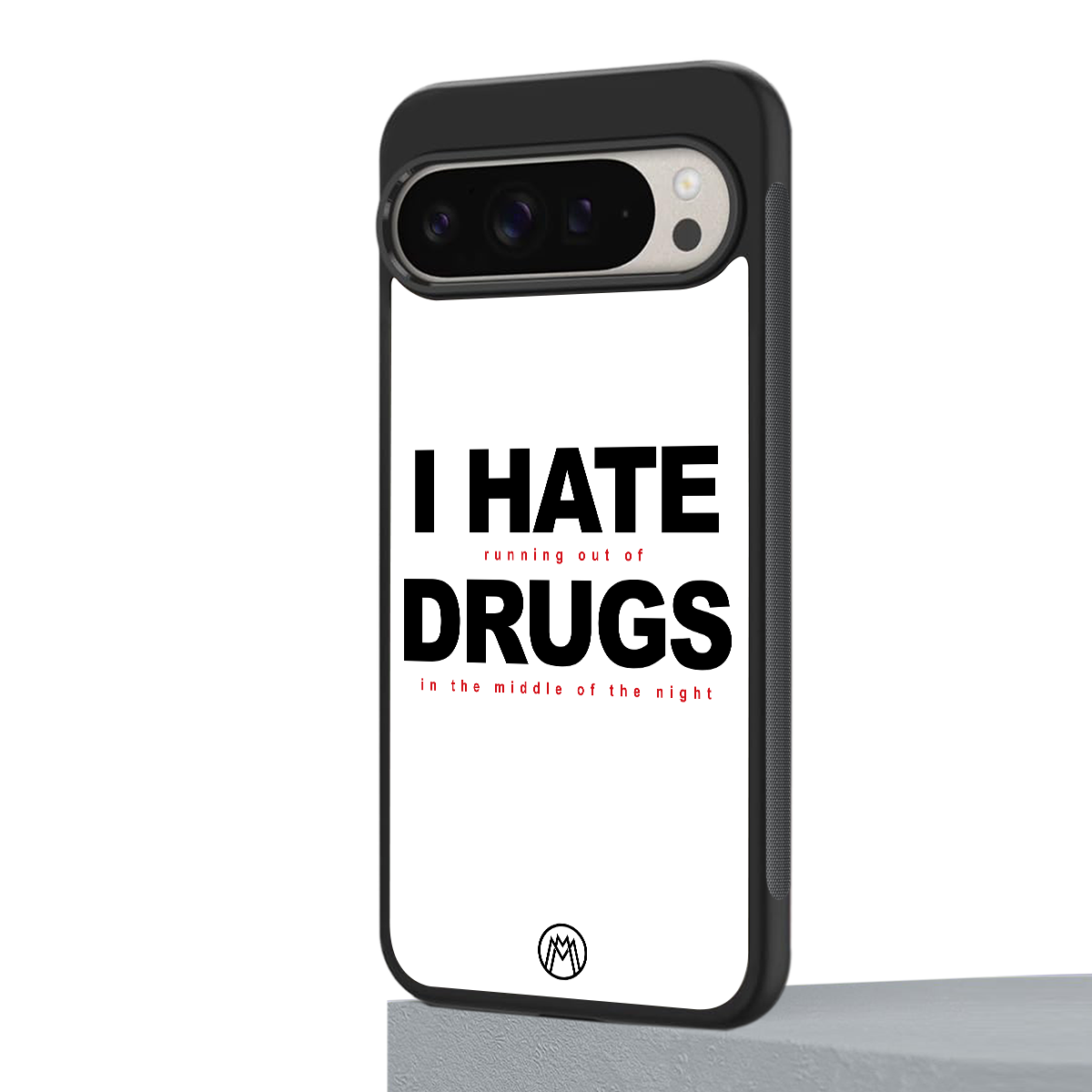 midnight panic back phone cover | glass case for google pixel 9 pro xl