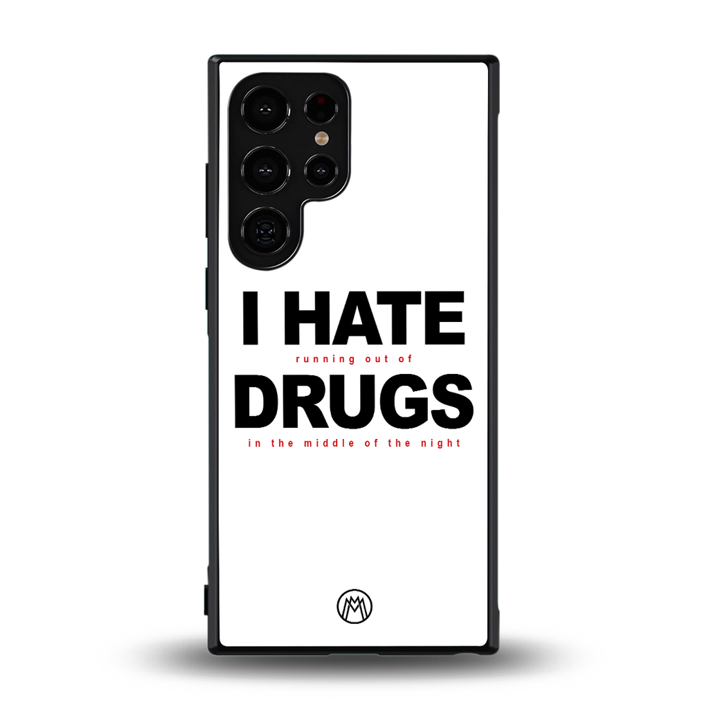 midnight panic back phone cover | glass case for samsung galaxy s23 ultra