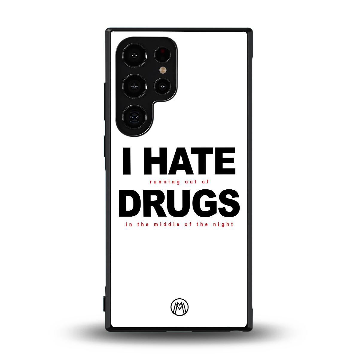 midnight panic back phone cover | glass case for samsung galaxy s23 ultra