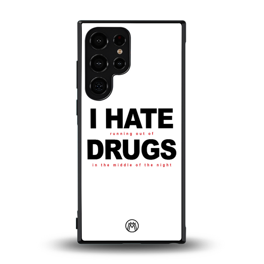 midnight panic back phone cover | glass case for samsung galaxy s23 ultra