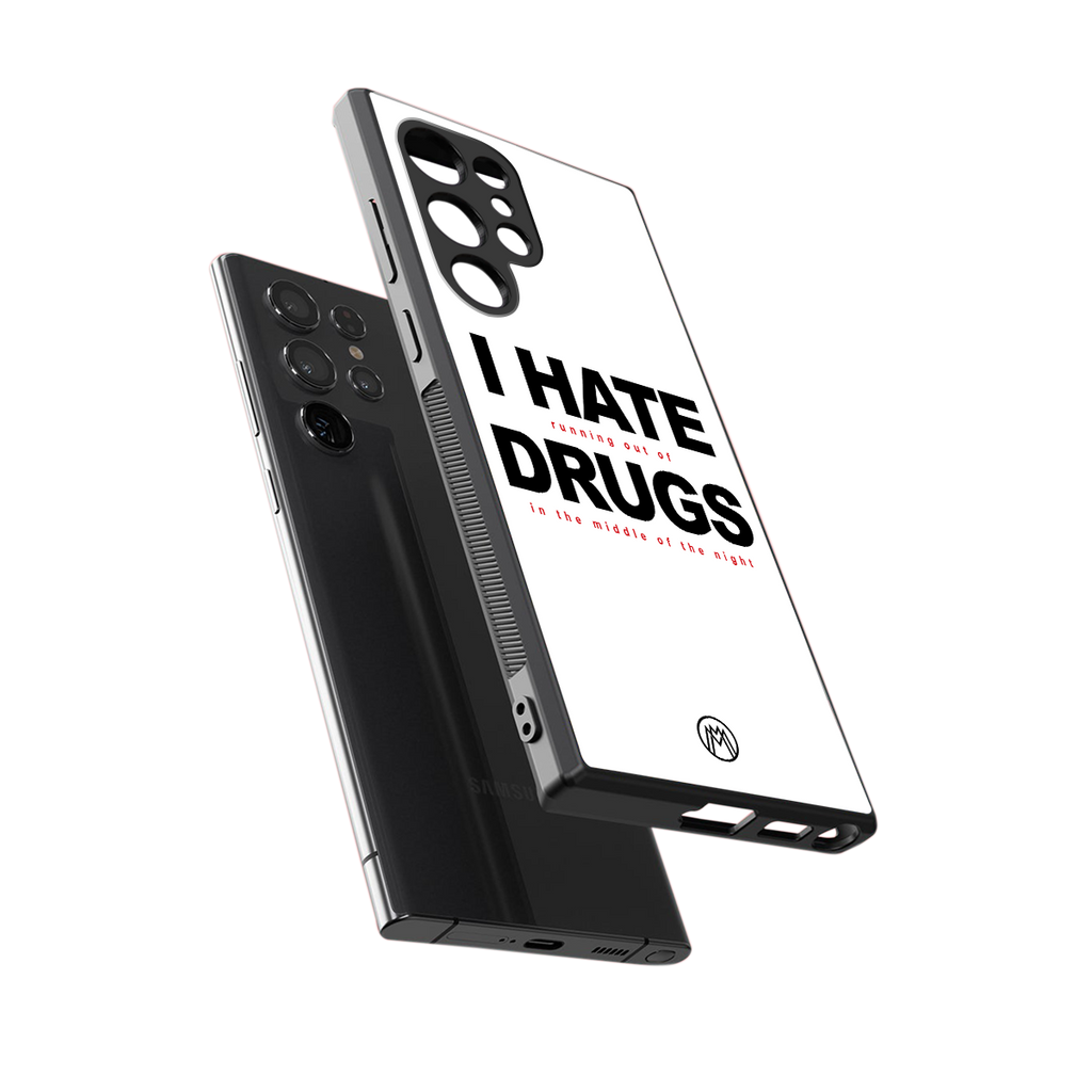midnight panic back phone cover | glass case for samsung galaxy s23 ultra