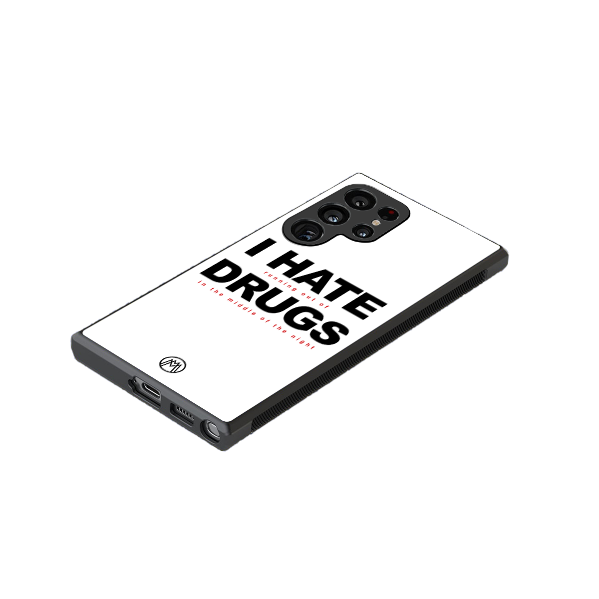 midnight panic back phone cover | glass case for samsung galaxy s23 ultra