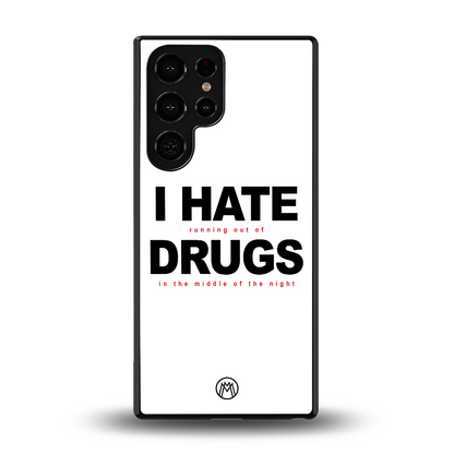 midnight panic back phone cover | glass case for samsung galaxy s25 ultra