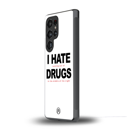 midnight panic back phone cover | glass case for samsung galaxy s25 ultra