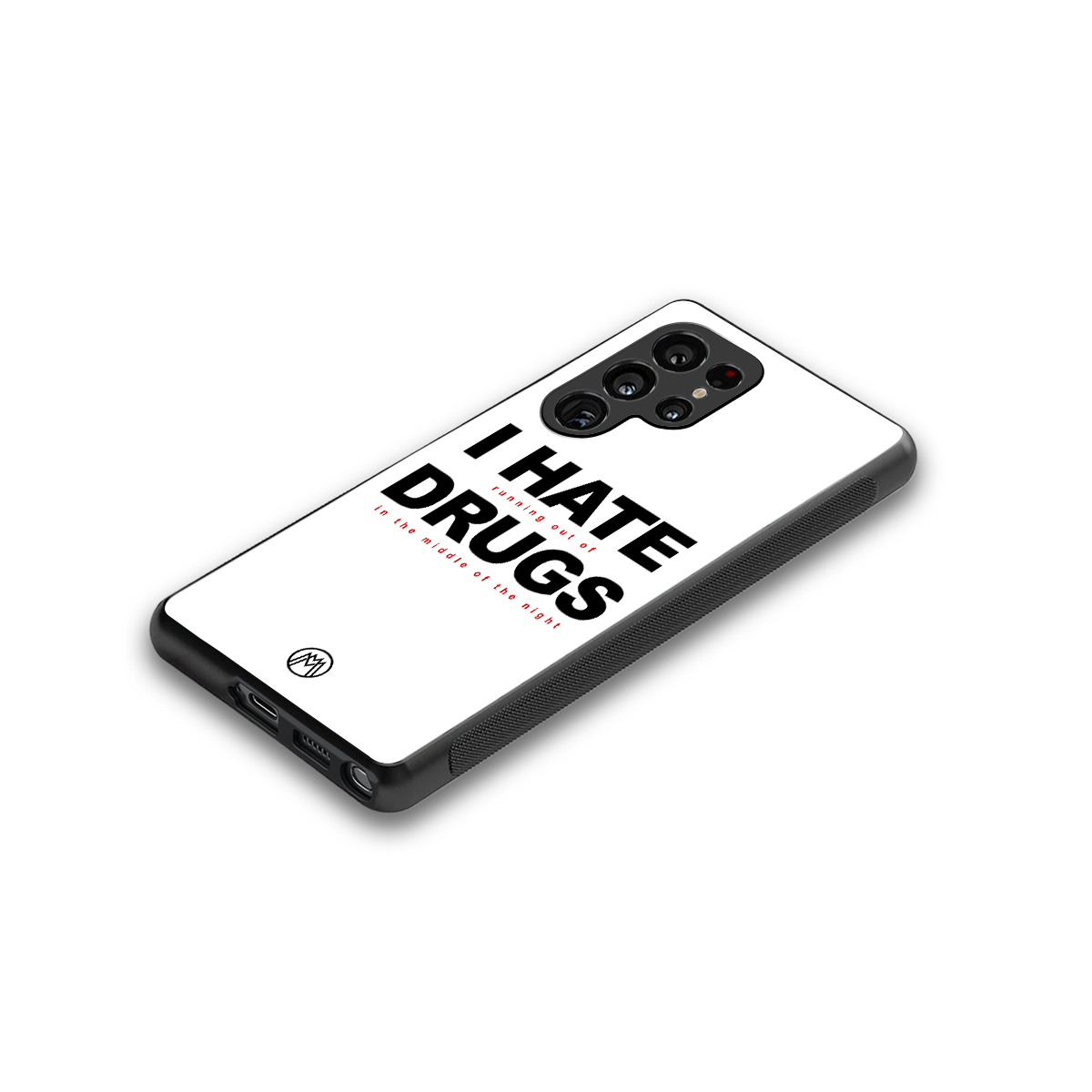 midnight panic back phone cover | glass case for samsung galaxy s25 ultra