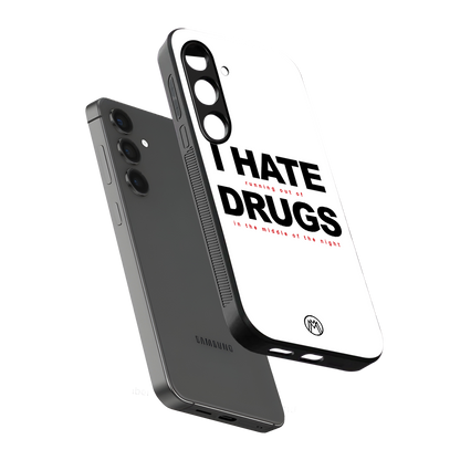 midnight panic back phone cover | glass case for samsung galaxy s24 fe