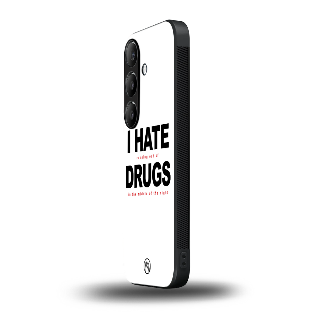 midnight panic back phone cover | glass case for samsung galaxy s25 plus