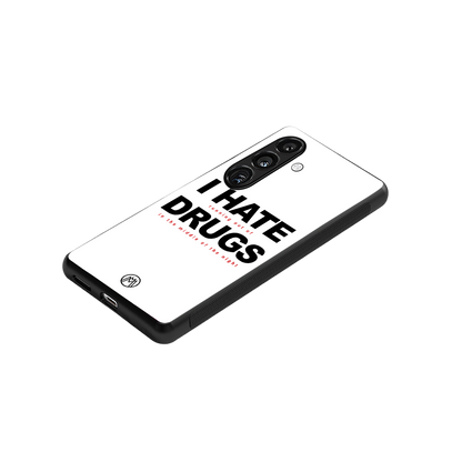midnight panic back phone cover | glass case for samsung galaxy s24 fe