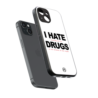 midnight panic back phone cover | glass case for iphone 15