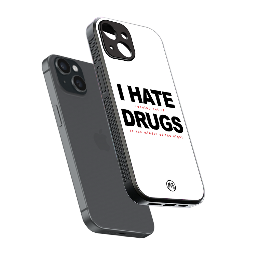 midnight panic back phone cover | glass case for iphone 14