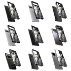 Durable Glass Back Mobile Case for iPhone, Samsung, OnePlus, Google Pixel, Redmi, Vivo, Oppo