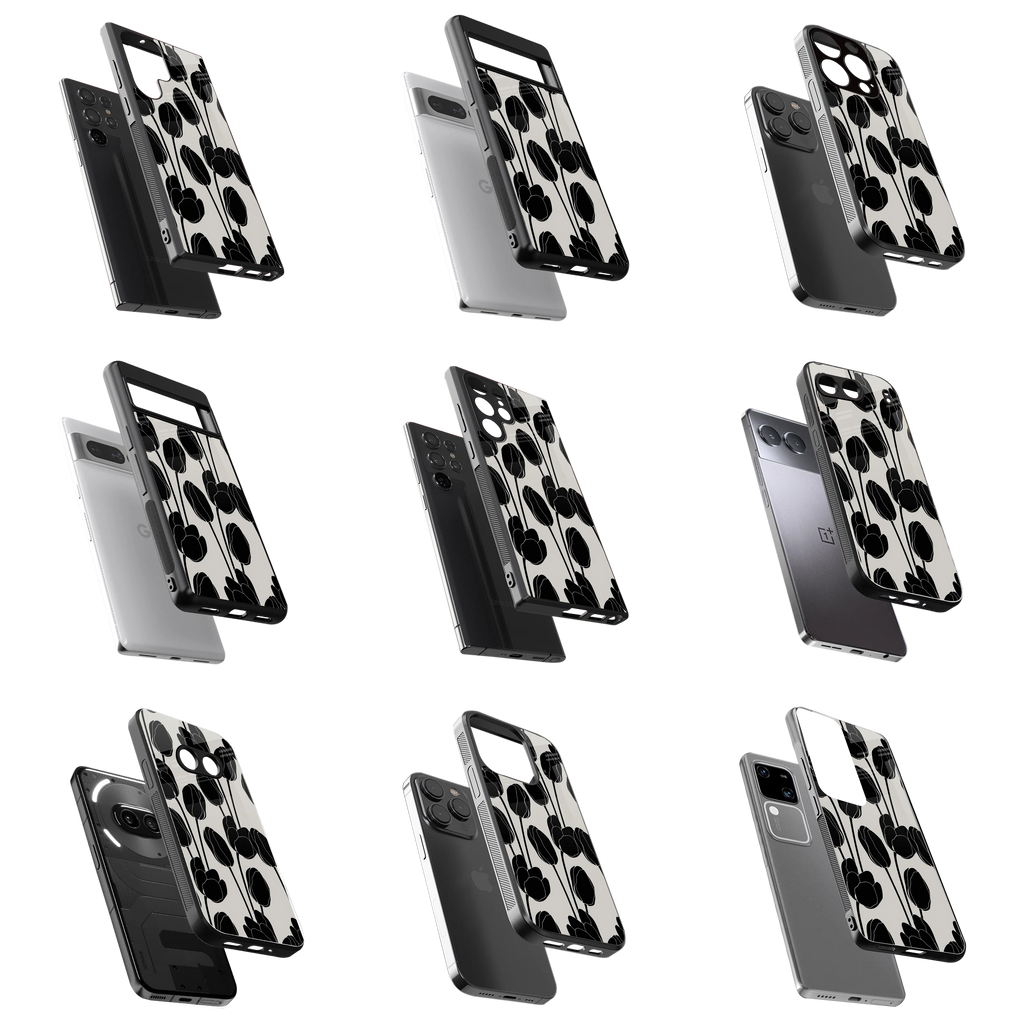 Durable Glass Back Mobile Case for iPhone, Samsung, OnePlus, Google Pixel, Redmi, Vivo, Oppo