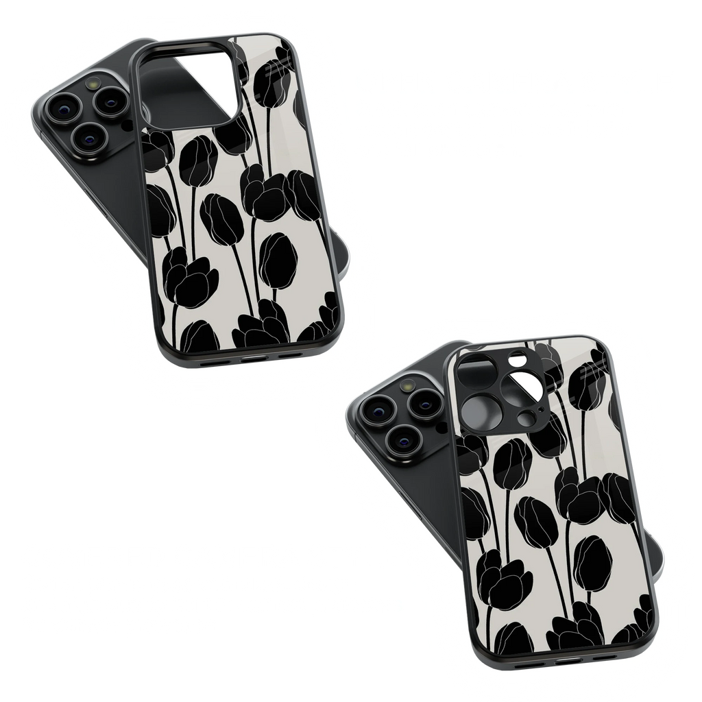 Trendy Glass Back Mobile Case for iPhone, Samsung, Redmi, OnePlus, Google Pixel, Motorola