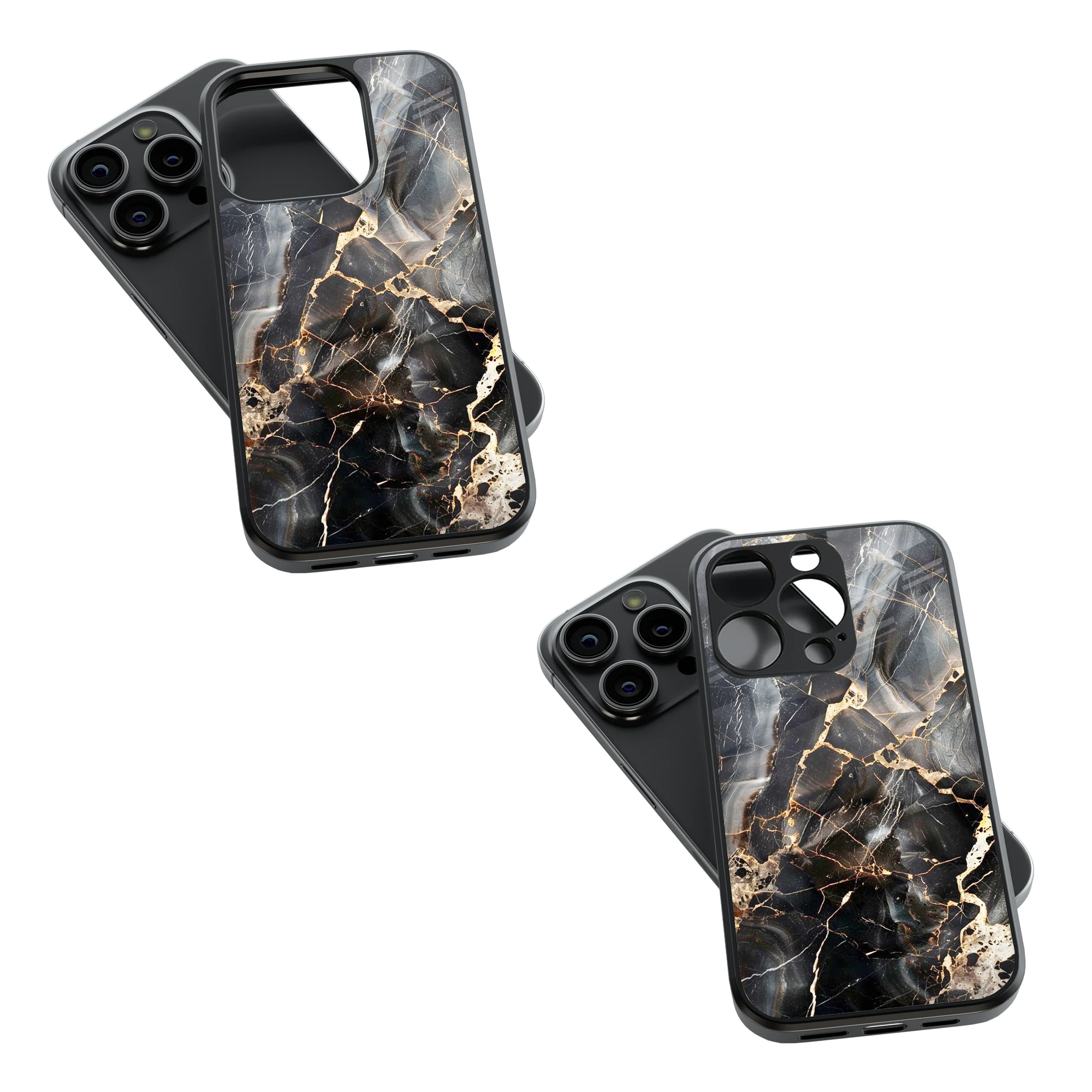 Trendy Glass Back Mobile Case for iPhone, Samsung, Redmi, OnePlus, Google Pixel, Motorola