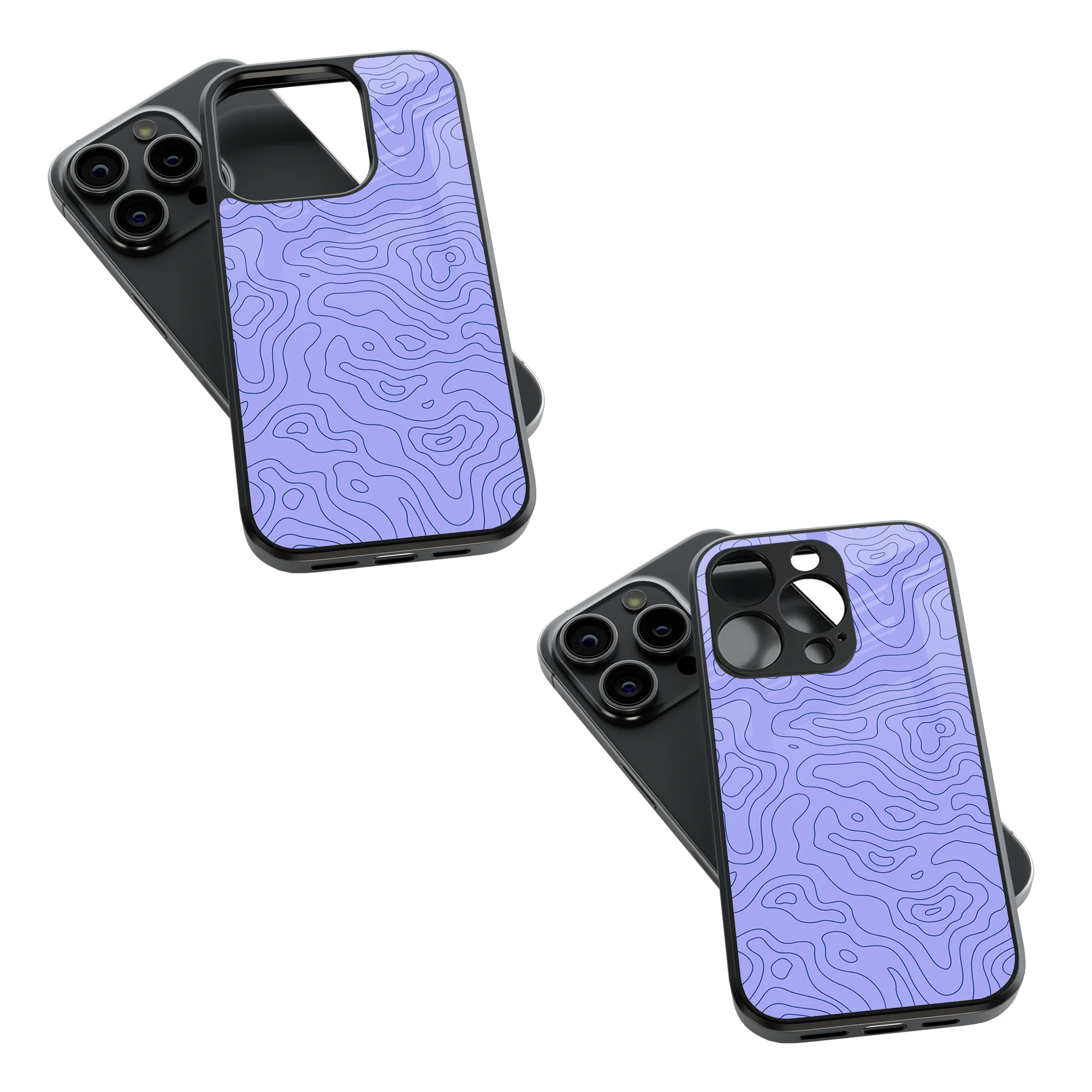 Trendy Glass Back Mobile Case for iPhone, Samsung, Redmi, OnePlus, Google Pixel, Motorola